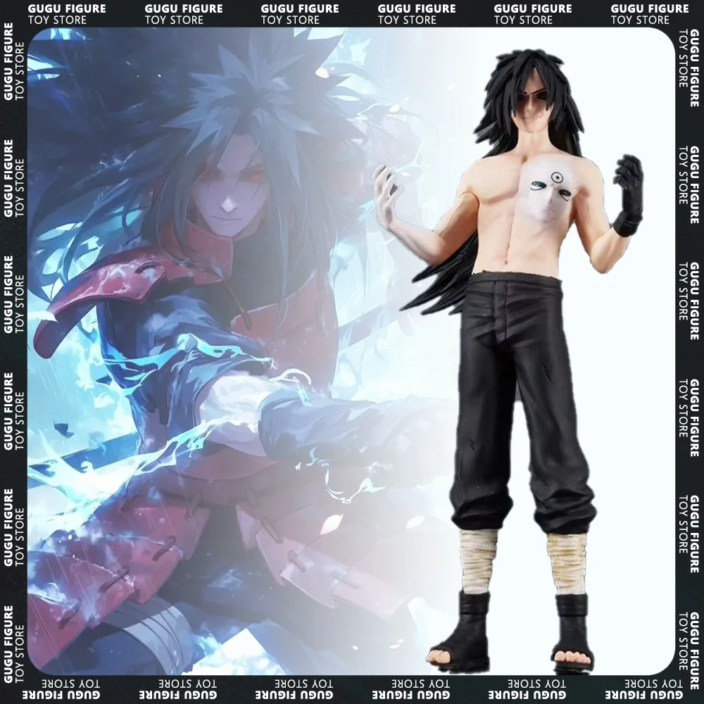 Naruto Figures Uchiha Madara Figure 28cm Madara Anime Figurine Ninkai Taisen Pvc Models Gk Statue Collectible Toy Birthday Gifts