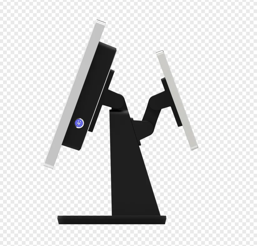 Mesin Kasir Skala Ritel Terminal Pembayaran Titik Penjualan Lengkap Sistem Pos All-in-One Paduan Aluminium