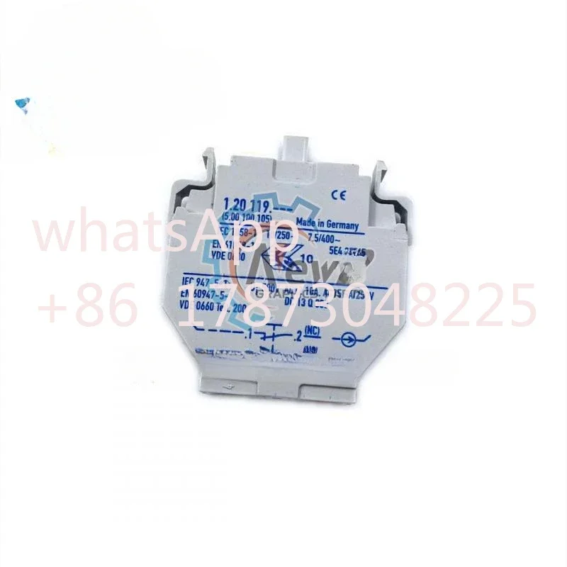 Lead Time: 2weeks 5pcs 1.20 119 Contact Block For Printing Maintained Twist Pushbutton Machine Spare Parts