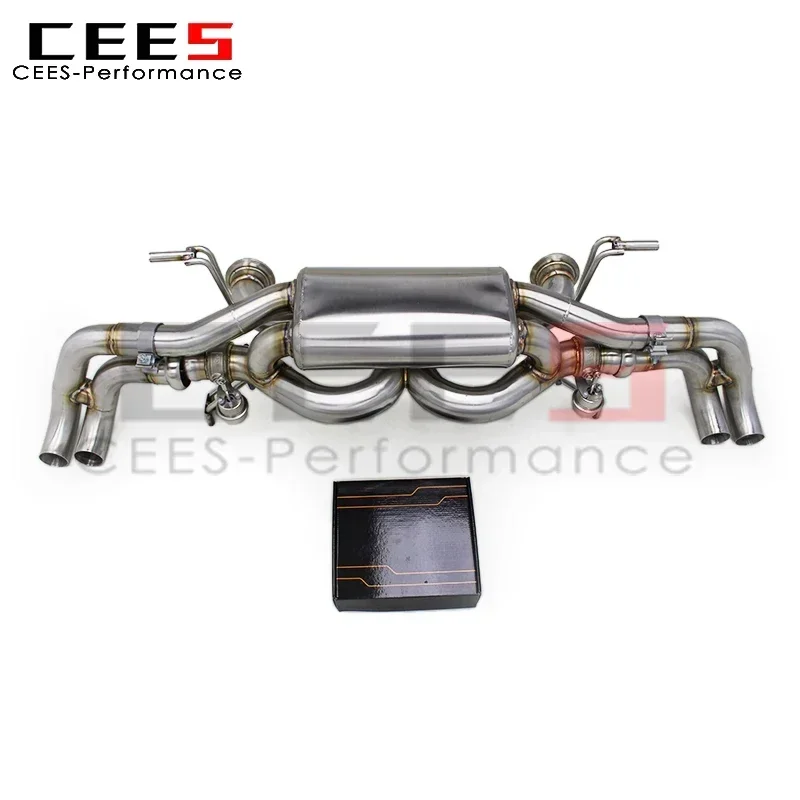 

CEES Catback Exhaust Pipes Muffler System for Audi R8 V10 5.2L 2008-2016 Performance SUS304 Stainless Steel Escape Exhaust Pipe