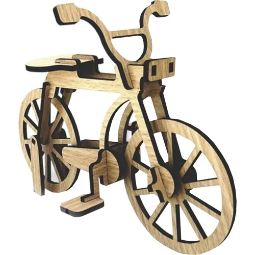 Pershang Bicycle 14 Piece Wooden 3D Puzzle