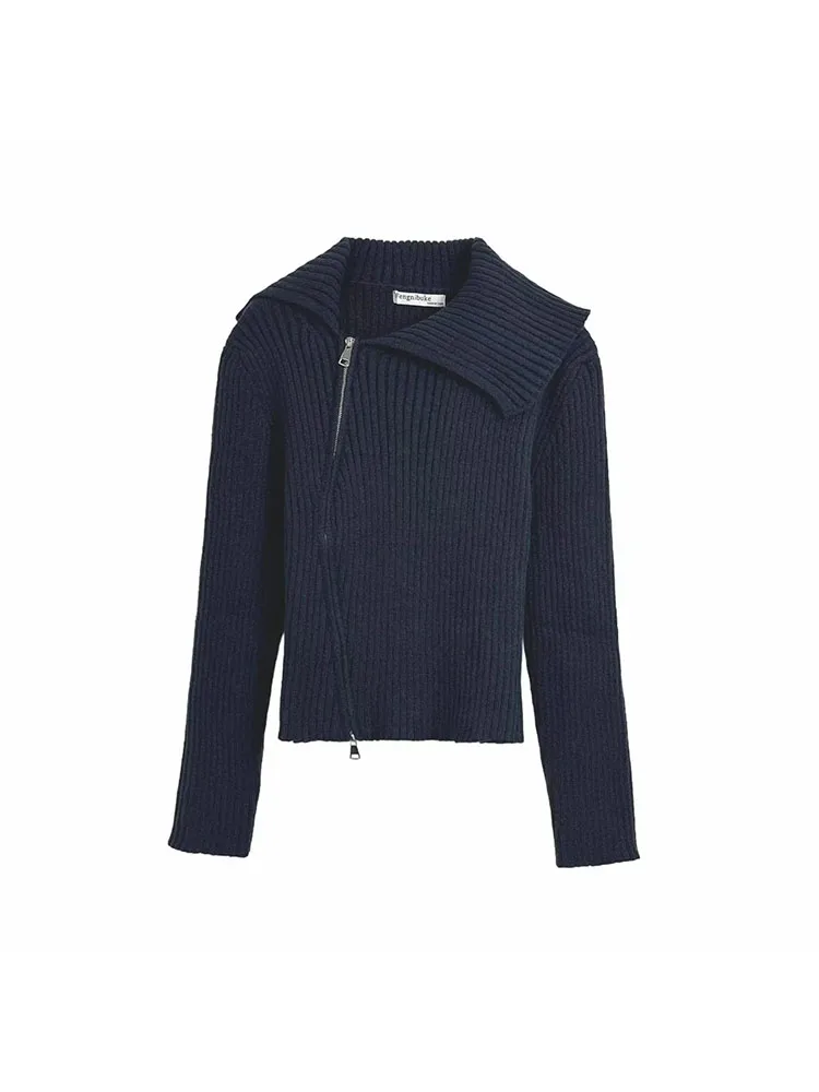 

Женский вязаный кардиган на зиму и осень 202, женские свитера на молнии, женские облегающие кардиганы для женщин, трикотажные изделия, пальто