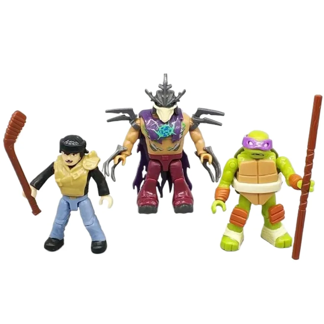 

3piece Set Mutantess Ninjaturtleses Shredderses Action Figures Collection Ornaments Model Collection Hobby Toys Children's Gifts