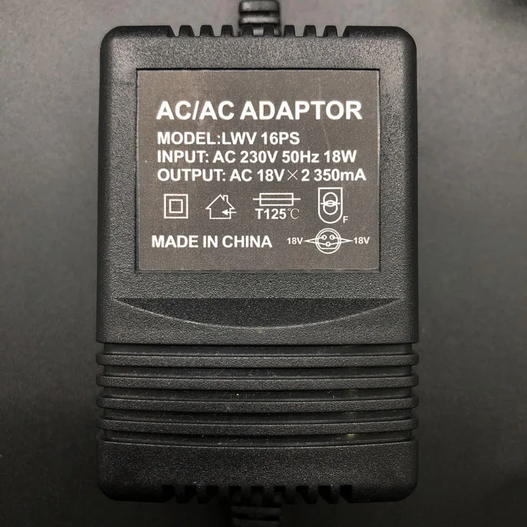 Adequado para fonte de alimentação do misturador F4 F7 MG166CX adaptador CT80S Yamaha MG82CX transformador universal duplo 18V