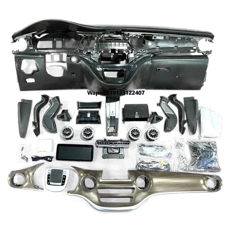 2024 luxuoso vip modificação automática painel do carro decoração interior acessórios de atualização para w447 vito vclass