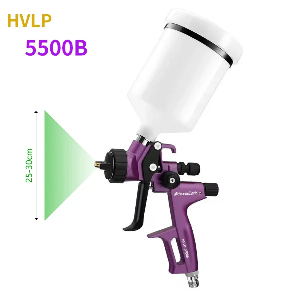 

HVLP High Atomization Sheet Metal Car Furniture Maintenance Environmental Protection Low Pressure Manual Spray Gun 1.3 Cup 600ml