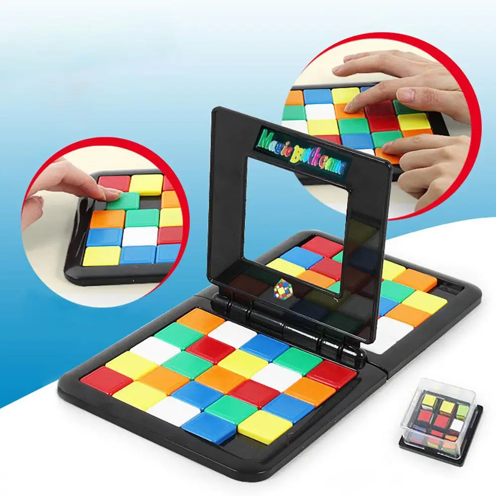 Dropshipping Puzzle Cube 3D Puzzle Rennen Cube Board Spiel Kinder Erwachsene Bildung Spielzeug Eltern-kind-Doppel Geschwindigkeit Spiel Magie würfel