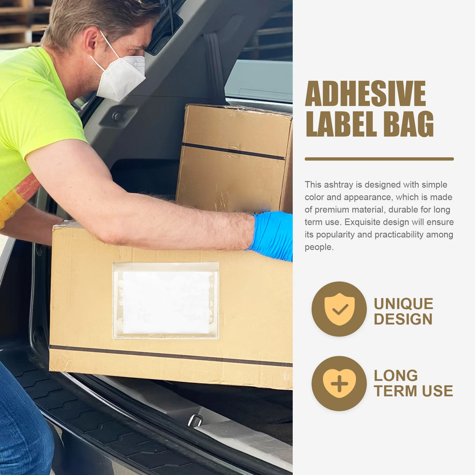 

30Pcs Self-Adhesive Label Pouches for Cards Material Card Holders Transparent Index Card Sleeves Pockets for Office