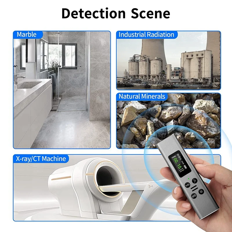 Geiger Counter Nuclear Radiation Detector Radioactive Detector Portable Radiation Dosimeter