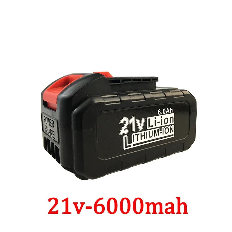 21V 3000/6000/9000mAh Rechargeable Lithium-ion Power Tool Battery ,Suitable for Dayi Cordless Electric Wrench Car Impact Wrench