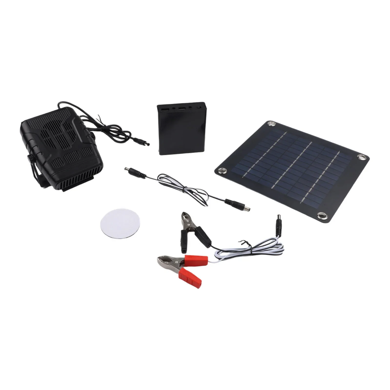 Portable Solar Heater For Chicken Coop Small Greenhouse Dog And Cat Houses Efficient Warm Air Blower With Battery Box