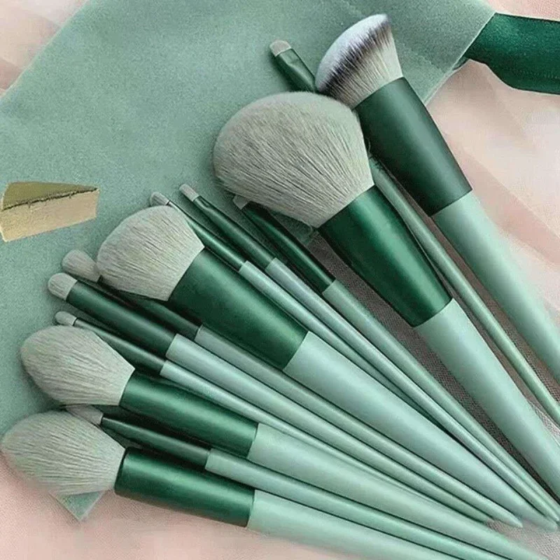 Makeup Brush Set, Maquiagem, Corretivo, Blush, Pó, Sombra de Olhos, Marcador, Fundação, Cosmético, Ferramentas de Beleza, 13Pcs