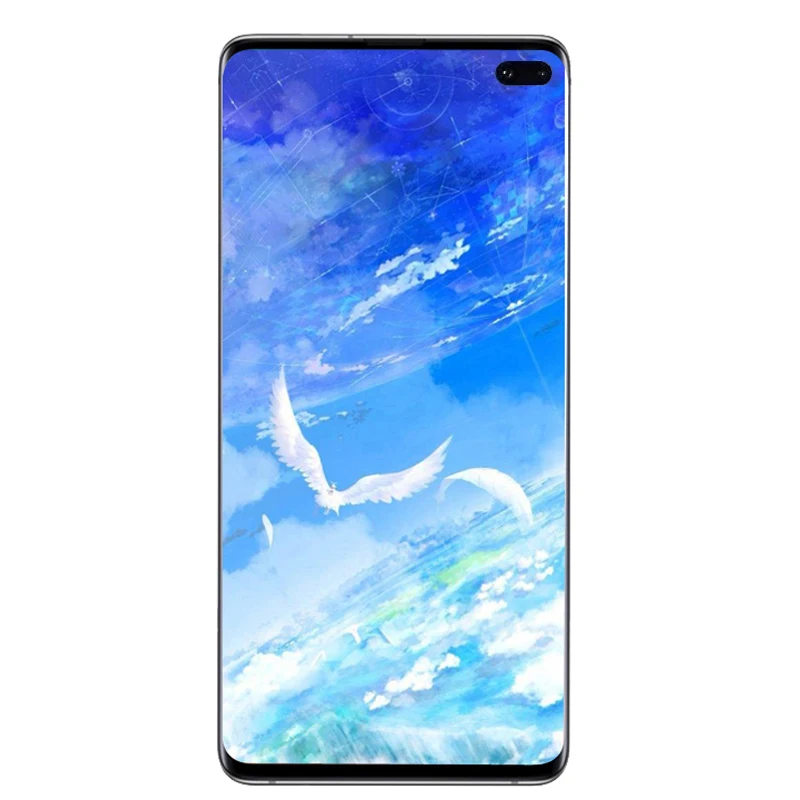 Imagem -03 - Reposição do Conjunto do Digitador da Tela Sensível ao Toque Display Lcd para Samsung S10 Plus G975 G975f Peças de