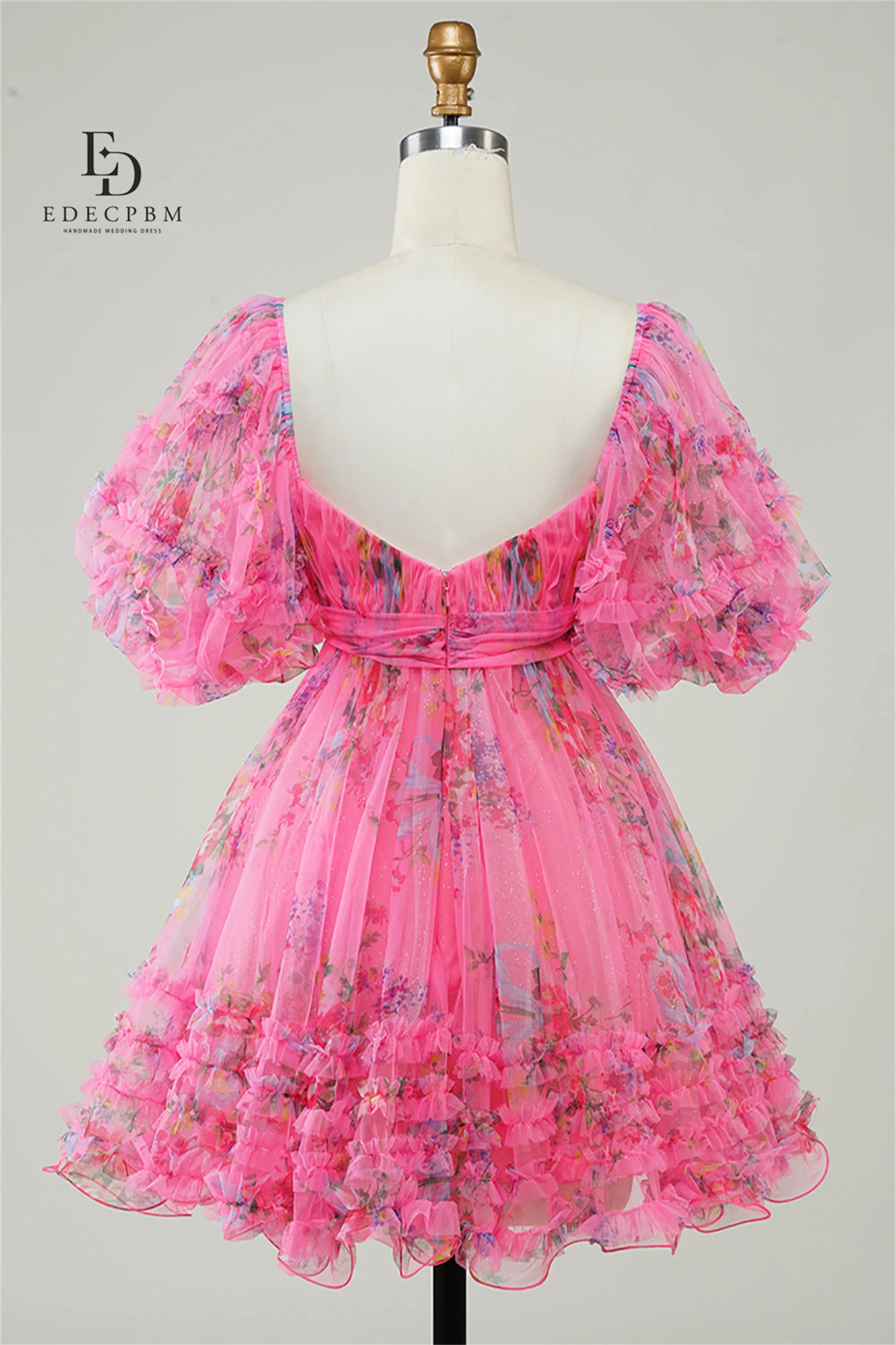 EDECPBM Customized Prom Dress Party Dresses for Special Occasions Woman Short Skirt Petticoat Ball Gowns Happy Sharon Dresses