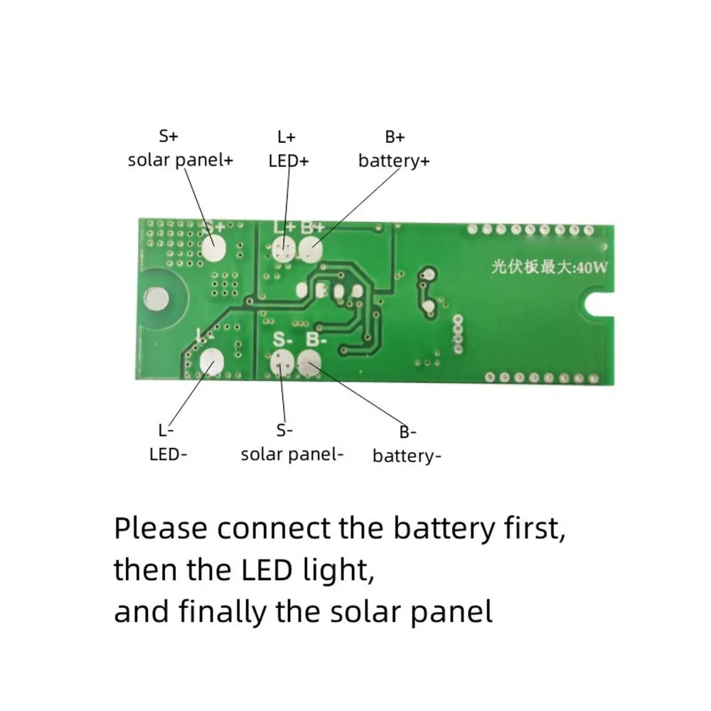 3.2/3.7V Solar Light Circuit Board Remote Controller LED Control 40W Solar Light Circuit Board Module Remote Control