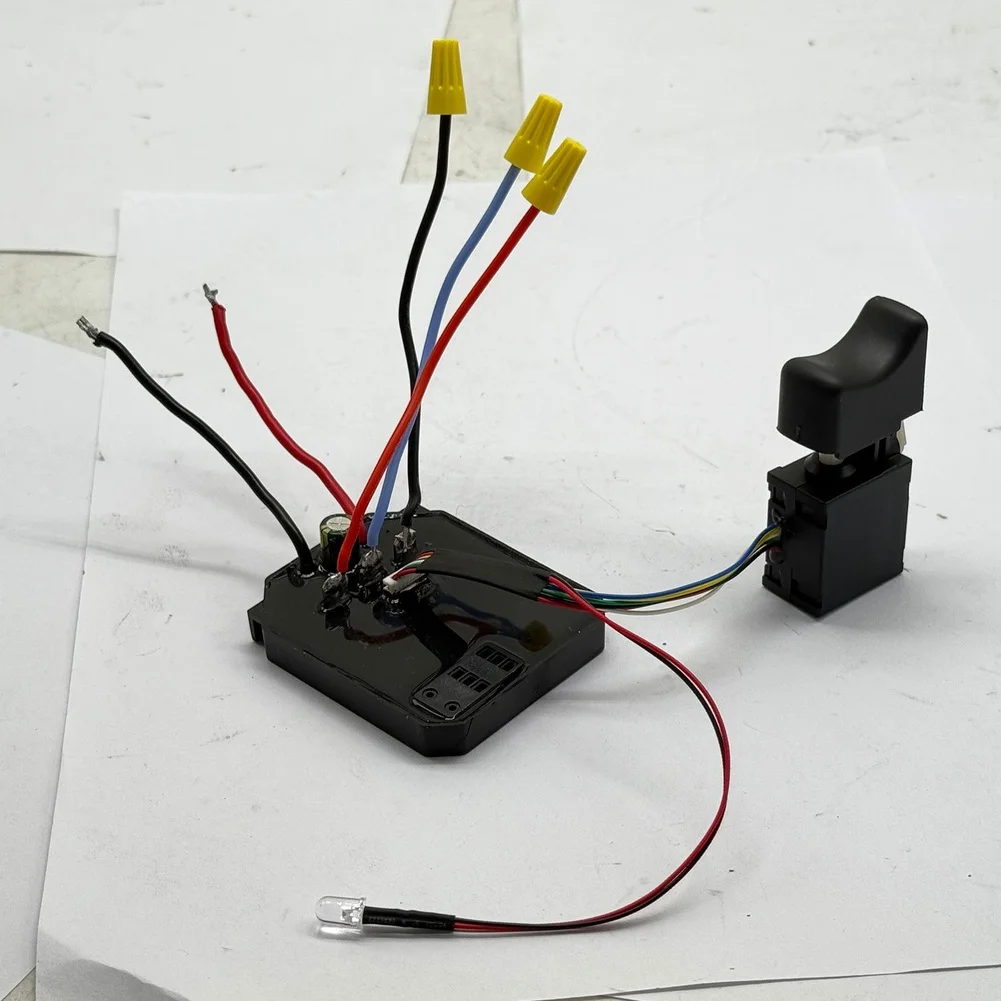 1pc 21V Brushless Electric Wrench Drive Control Board With Switch Tools Replacement Plastic Wrench Switch Set