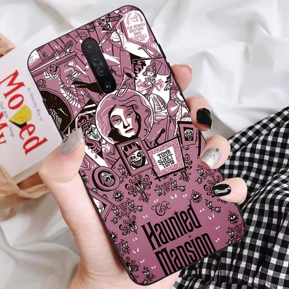 H-Haunted Mansion Phone Case For Redmi 5 6 7 8 9 10 plus pro 6 7 8 9 A GO K20 K30 K40 pro plus F3 Fundas