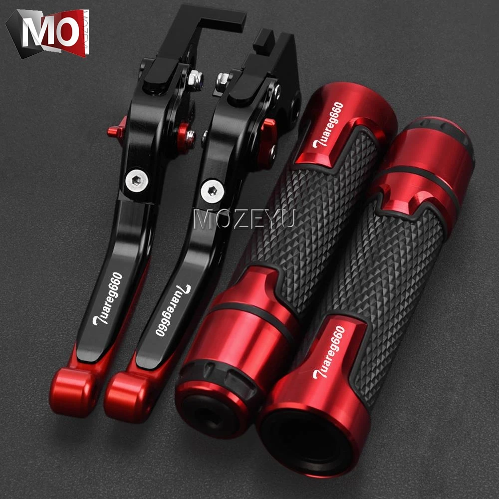 For Aprilia Tuareg660 Tuareg 660 2022 2023 NEW Motorcycle Extendable Adjustable Brake Clutch Levers & Handlebar grips Handle Bar