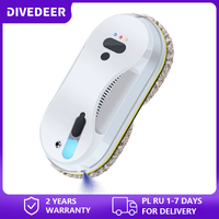 DIVEDEER Dual Jet Window Cleaning Robot Cleaning Machine Vacuuming Robot Window Cleaning Robot Electric Window Cleaner