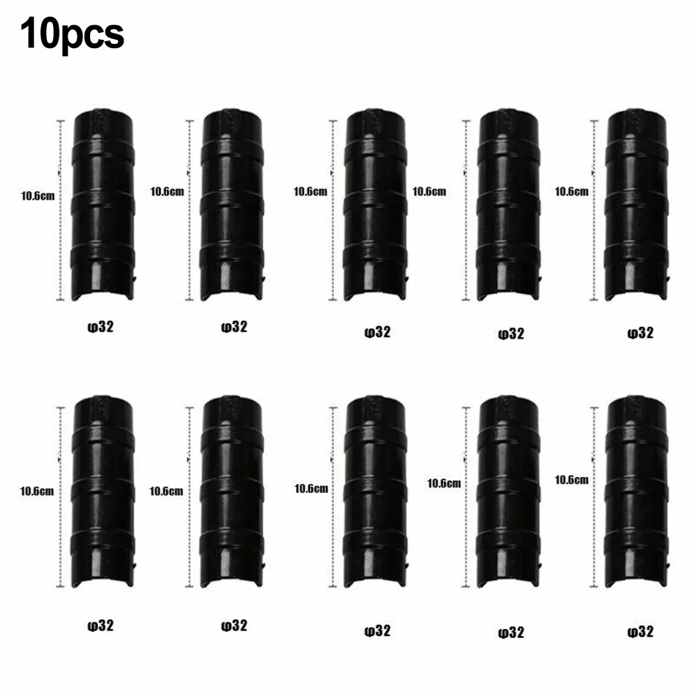 10 sztuk 22mm/25mm/32MM budynki ogrodowe klipsy rurowe rama szklarni rura stały zacisk folia zacieniająca żagle netto złączone złącza