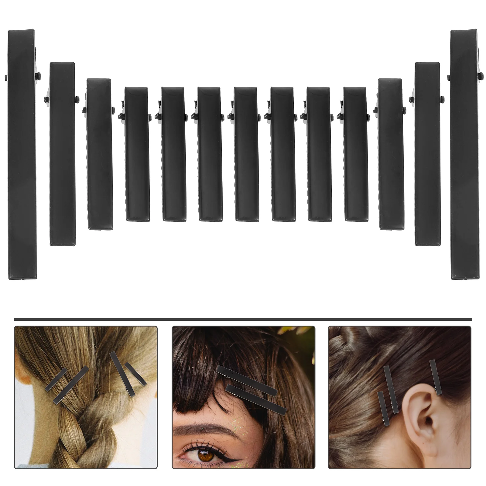 

40Pcs Hair Clips Accessories Metal Alligator Clips Small Hair Clip DIY Bow Making Styling Tools for Women Alligator Clip