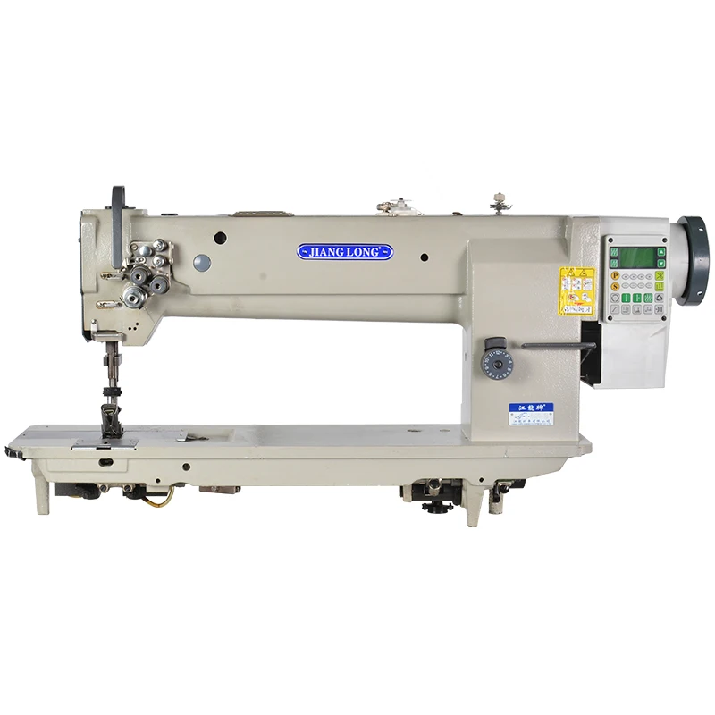 High Speed Computer Direct Drive Integrated Long Arm Double Needle Sewing Machine