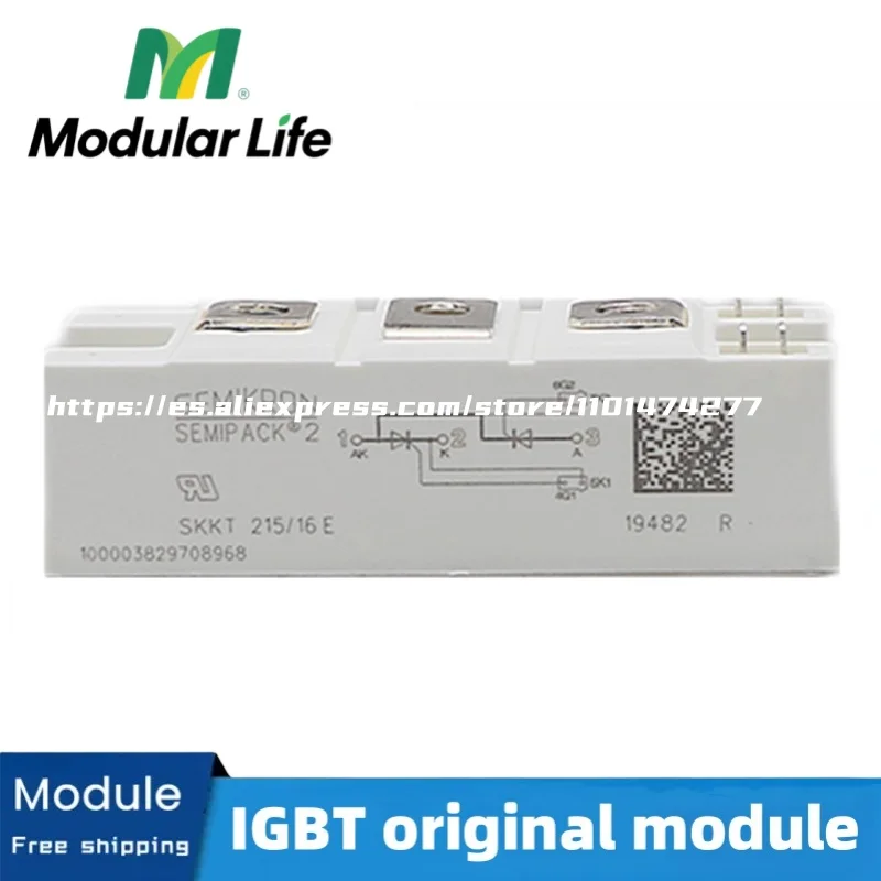

SKKT215/16E SKKT215/14E SKKT215/12E SKKT215/18E Новый оригинальный модуль IGBT