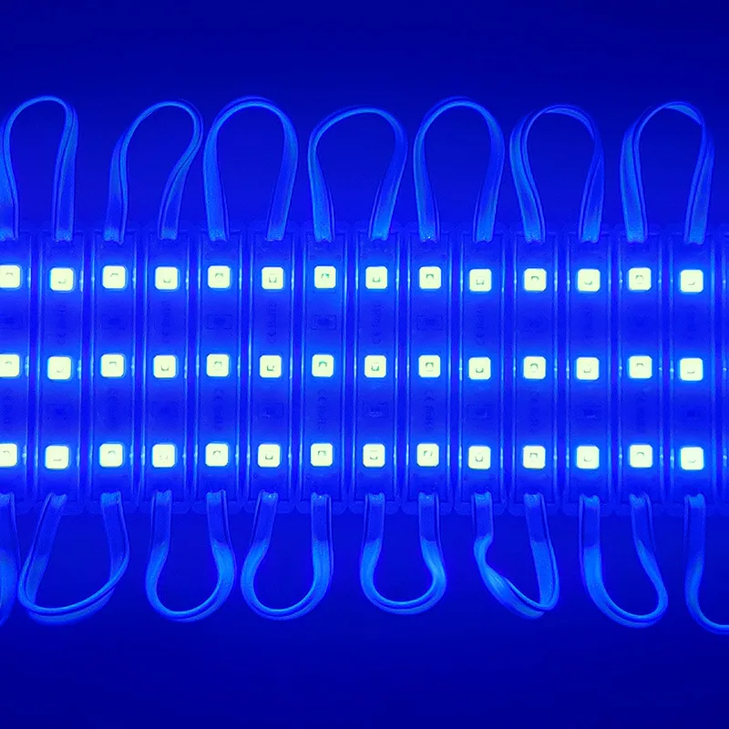 DC12V LED Module 3 SMD 5054 Cool White/Red Color Waterproof IP66 Super Bright Backlight for Signage