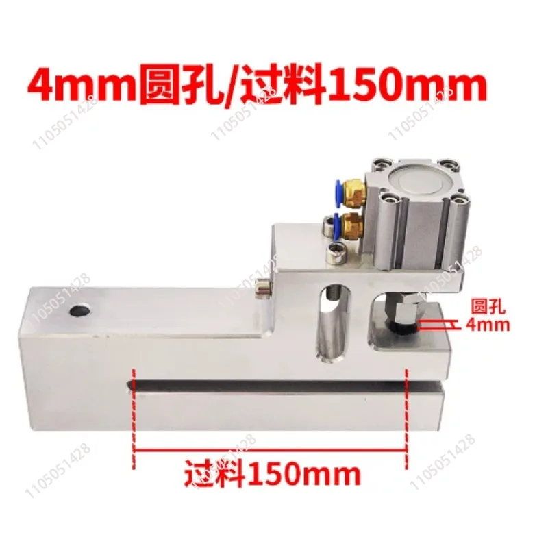 Round Hole Pneumatic Puncher Plastic Bag Punch Machine Material Passing Width 150Mm Packaging PP Film PE Punching Machine