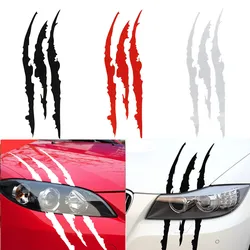 Auto Monster Claw Scratch Decal Reflecterende Sticker Voor Auto Auto Koplamp Decoratie Vinyl Decal