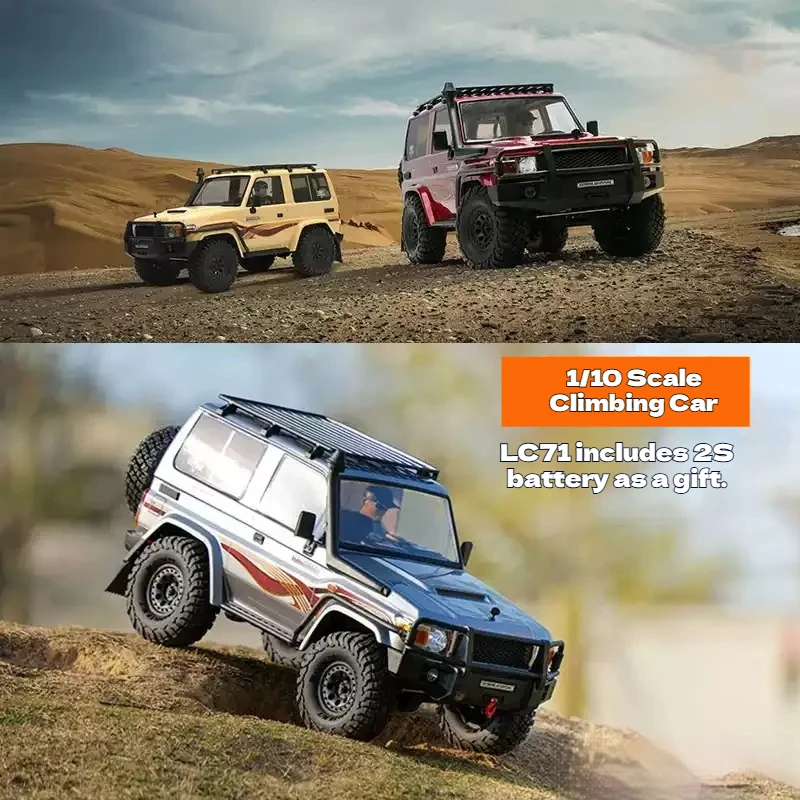 

New Ruitai Rgt Ex86020 1:10 Lc71 Remote Control Electric Climbing Vehicle Simulation Off Road Rc Model Vehicle Birthday Gift
