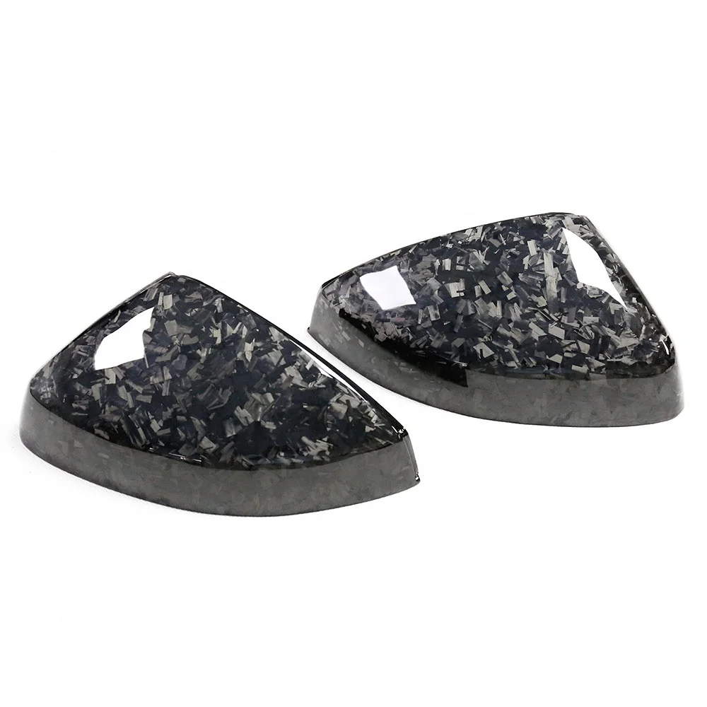 

ZAIQU Car Rearview Mirror Cover for A3 8V S3 RS3 Forged Carbon Fiber Side Mirror Cap Replacement Style 2014-2020