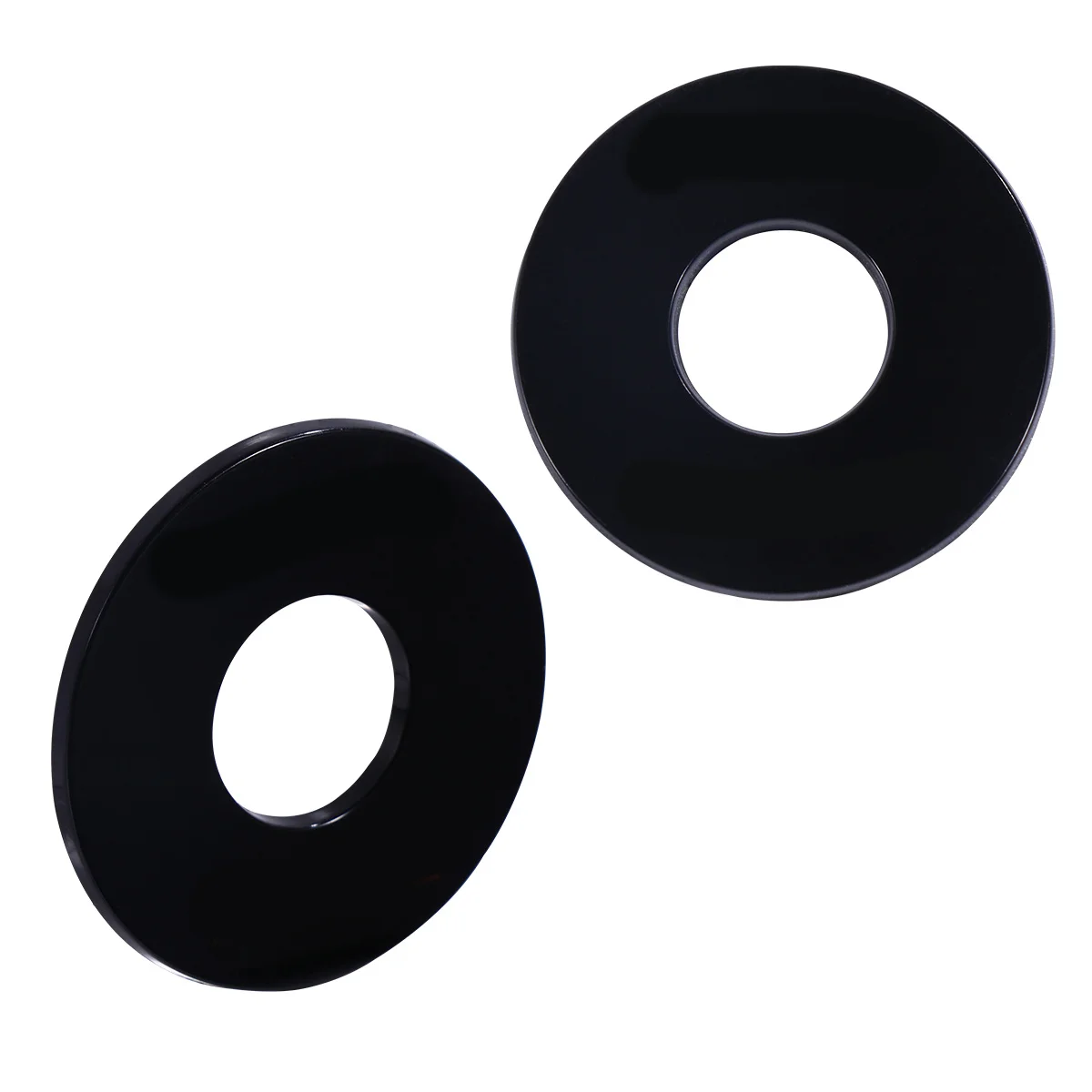 

Black Plastic Guitar Toggle Plate Rhythm Treble Washer Gold Embossed Lettering Durable Replacement Part Electric Guitar