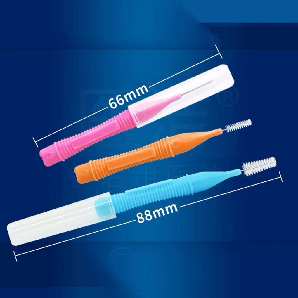 Brosses à dents interdentaires en plastique, outils de soins bucco-dentaires, 40 pièces