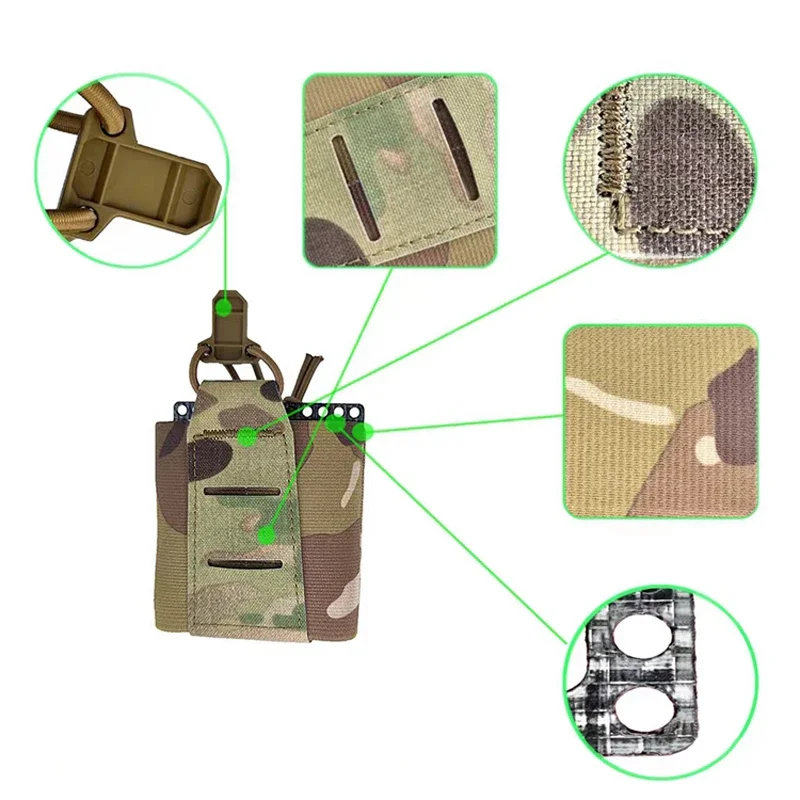 الادسنس ماج الحقيبة قطع الليزر الناقل مول 556 حامل الأكياس التكتيكية متعددة حدبة مجلة واحدة الخصر حقيبة والعتاد