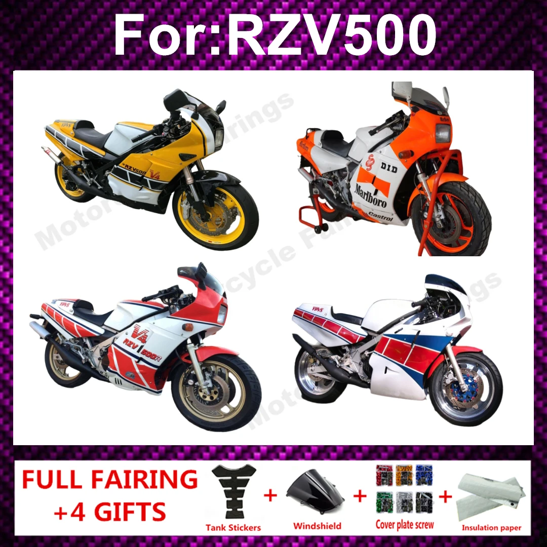 Fit for RZV500 RD500 1985 - 1987 Motorcycle ABS full Fairing kit Set Bodywork fairings Kit RD 500 RZV 500 1986 85 86 87