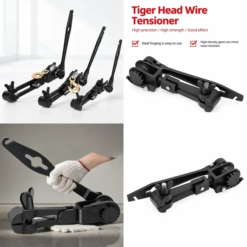 Greenhouse Wire Rope Tensioner Tiger Head Tightener Grape Rack Cable Puller Device For Garden Farm Use