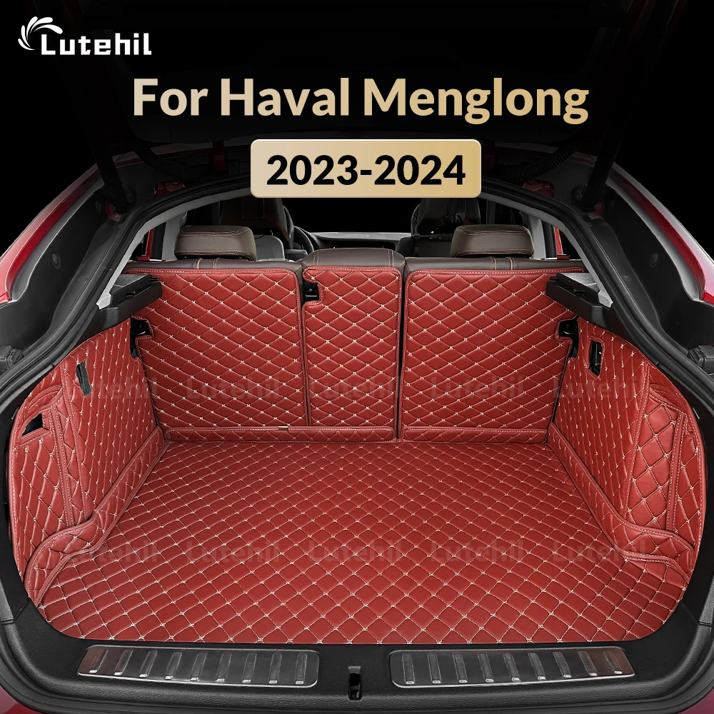 

LUTEHIL For Haval Menglong 2023 2024 Auto Full Coverage Trunk Mat Car Protective Pad Cargo Liner Interior Accessories