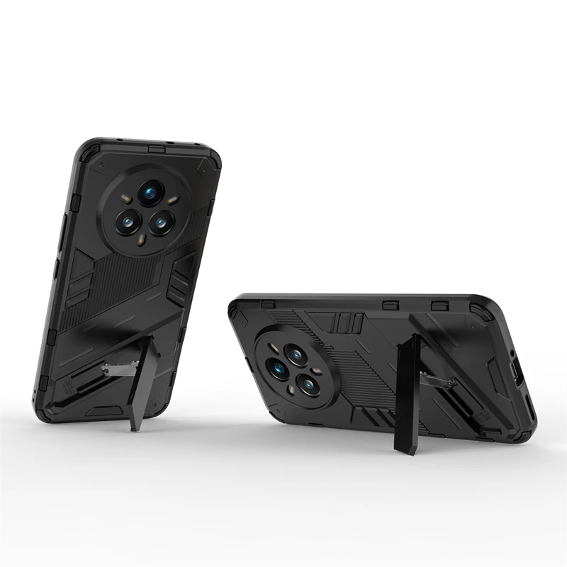 Holder Case For OPPO Realme 14 Pro Plus Cover Realme 14 Pro Plus Capas New Shockproof Bumper Kickstand Fundas Realme 14 Pro Plus