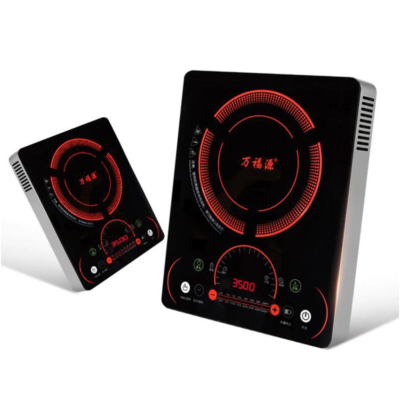 Fornello a induzione da 3500 W Fornello elettrico domestico in acciaio inossidabile Touch domestico Macchina per stufa commerciale