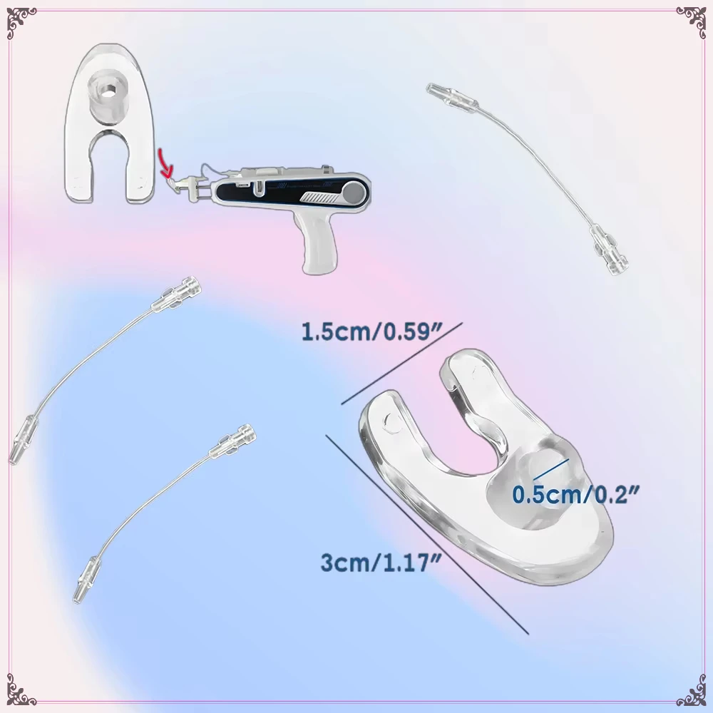 

Disposable catheter plastic plate suitable for Mesotherapy gun beauty equipment accessories tatoo accessory