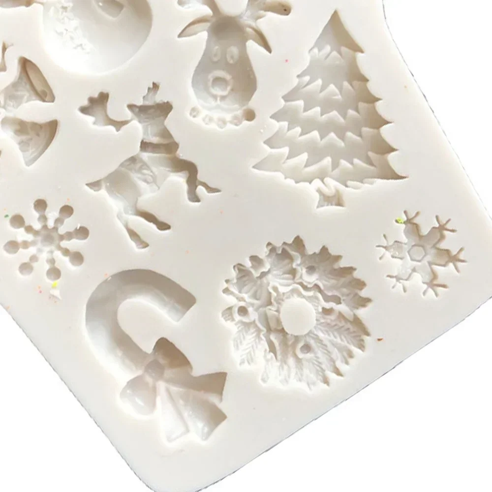 New Christmas Handmade Simple Molds Silicone Sugar Turning Mold Cake Chocolate Decor Baking Mold Cake Baking Accessories
