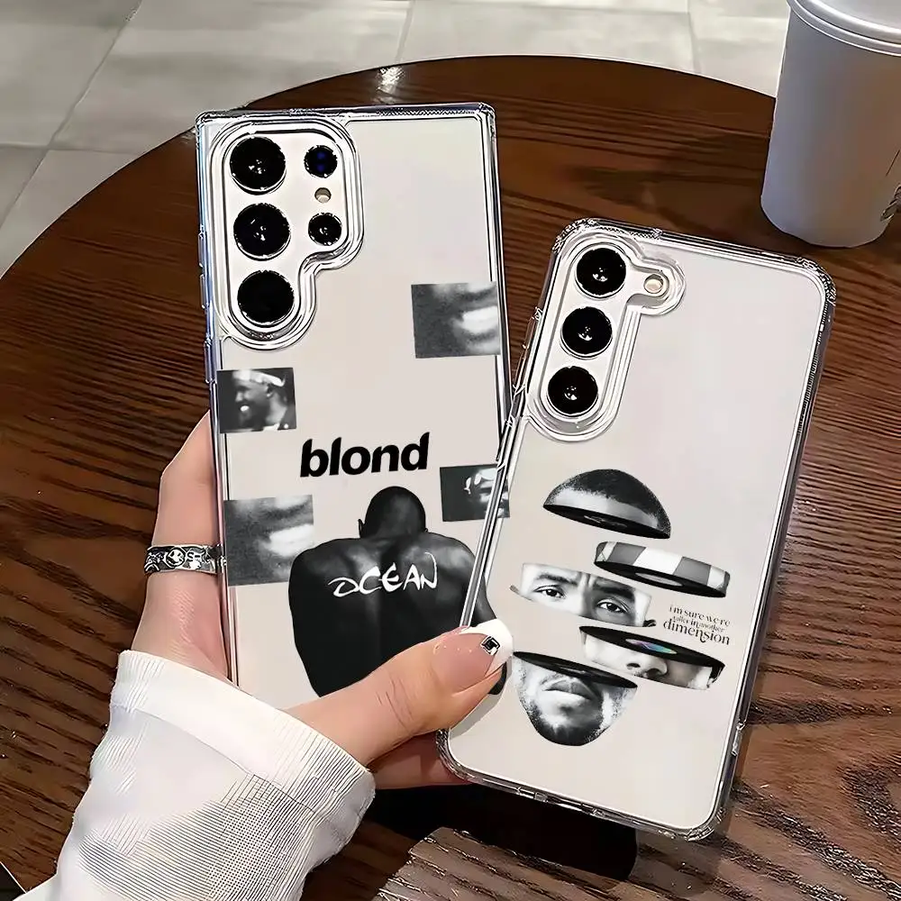 

Music Composer Frank O-Ocean Phone Case Silicone For Samsung S30,23,21,22,20 FE lite,S10,9,PIus Note20ultra Soft Transparent