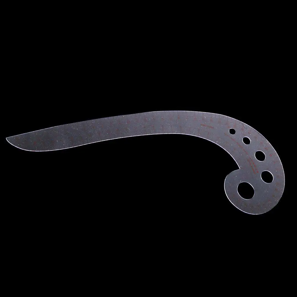 11.8'' Long Comma Shaped Curve Ruler Plastic Measuring for Sewing Dressmaker
