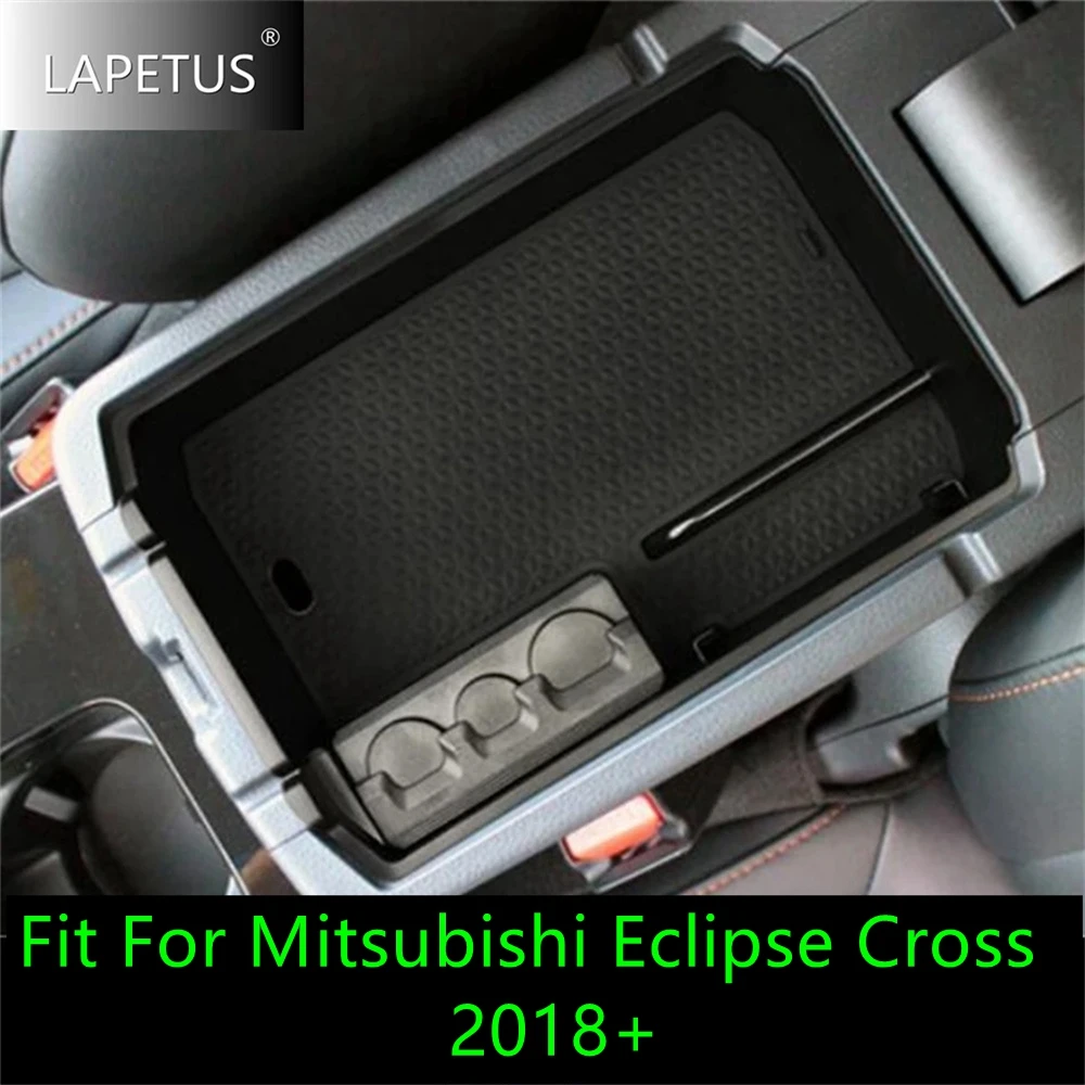 For Mitsubishi Eclipse Cross 2018 - 2023 Central Control Storage Box Container Organizer Phone Holder Tray Interior Accessories