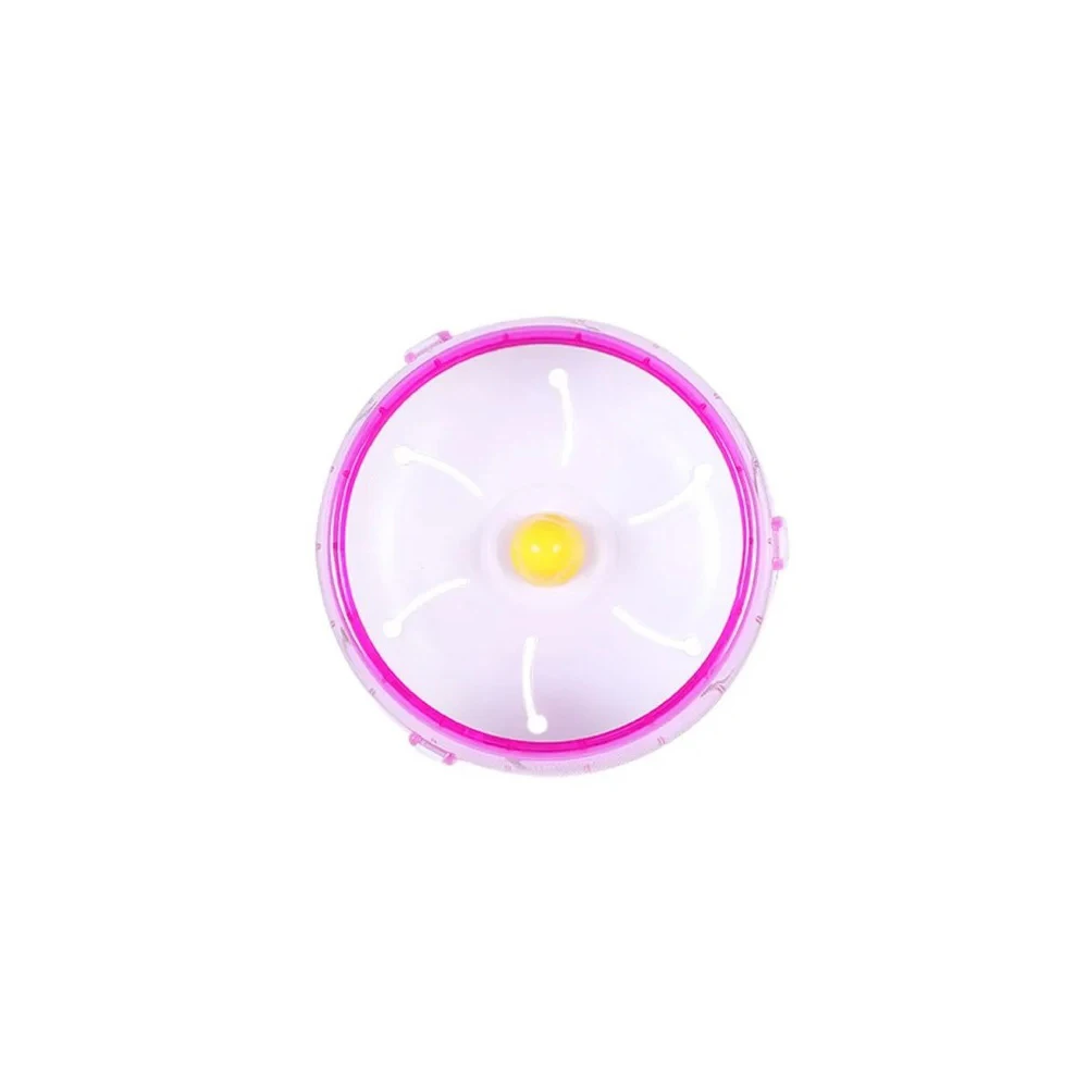 Hamster Rad Lauf Disc Spielzeug Sport Laufen Stille Transparent Kleine Haustier Rotatory Jogging Rad Spielzeug Haustier Hamster Käfig Liefert – Detail 12