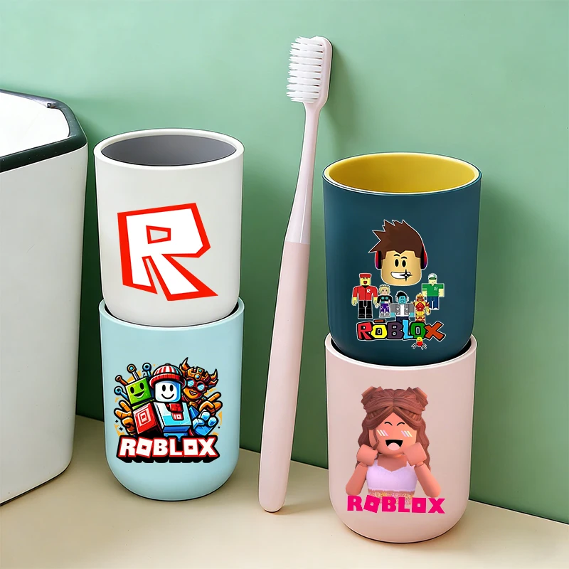 

Roblox Water Cup Toothbrush Cup Boy Girl Cartoon Anime Mouthwash Cup Children's Water Cups Birthday Christmas Home Gifts 2026