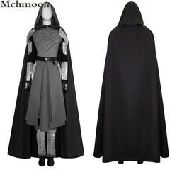 Movie Ahsoka Shin Hati Costume Cosplay Vest Cape Pants Full Set Deluxe Battle Duel Suit Halloween Outfits
