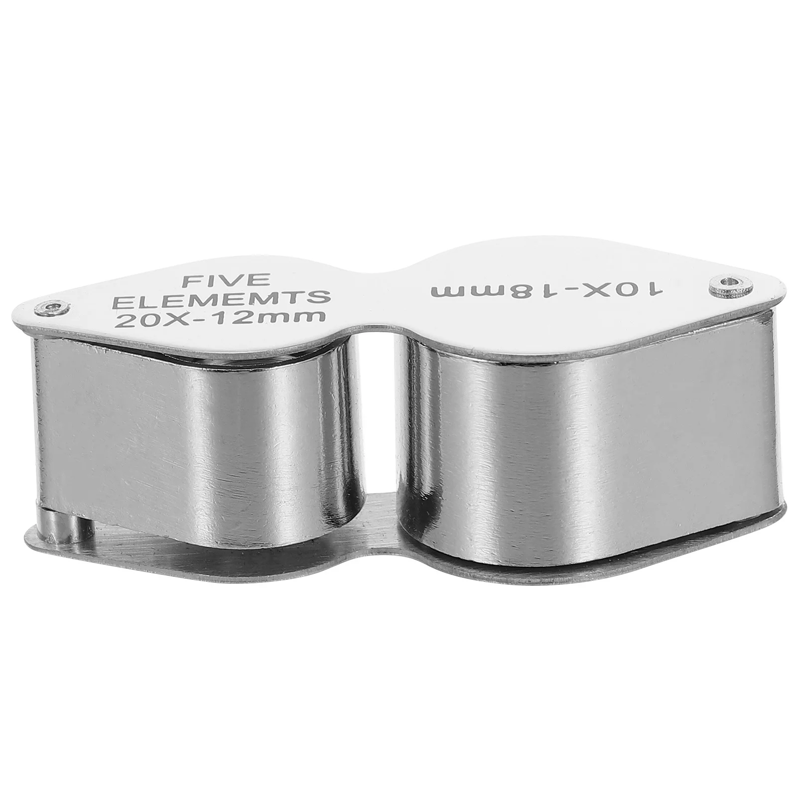 عدسات عين المجوهرات 10 × 20 × عدسات زجاجية بصرية مدمجة محمولة لهواة فحص المجوهرات بالأحجار الكريمة المفصلة #4