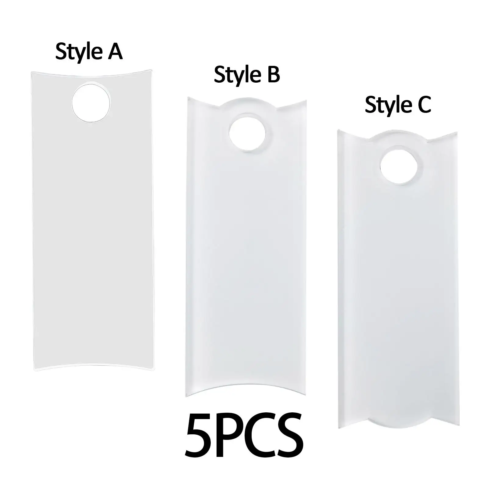 6x Sublimation Name Plates Multifunctional Practical Identify Label Creative DIY for Travel Outdoor Backpacks Suitcase